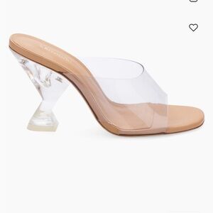 Larroude clear heels